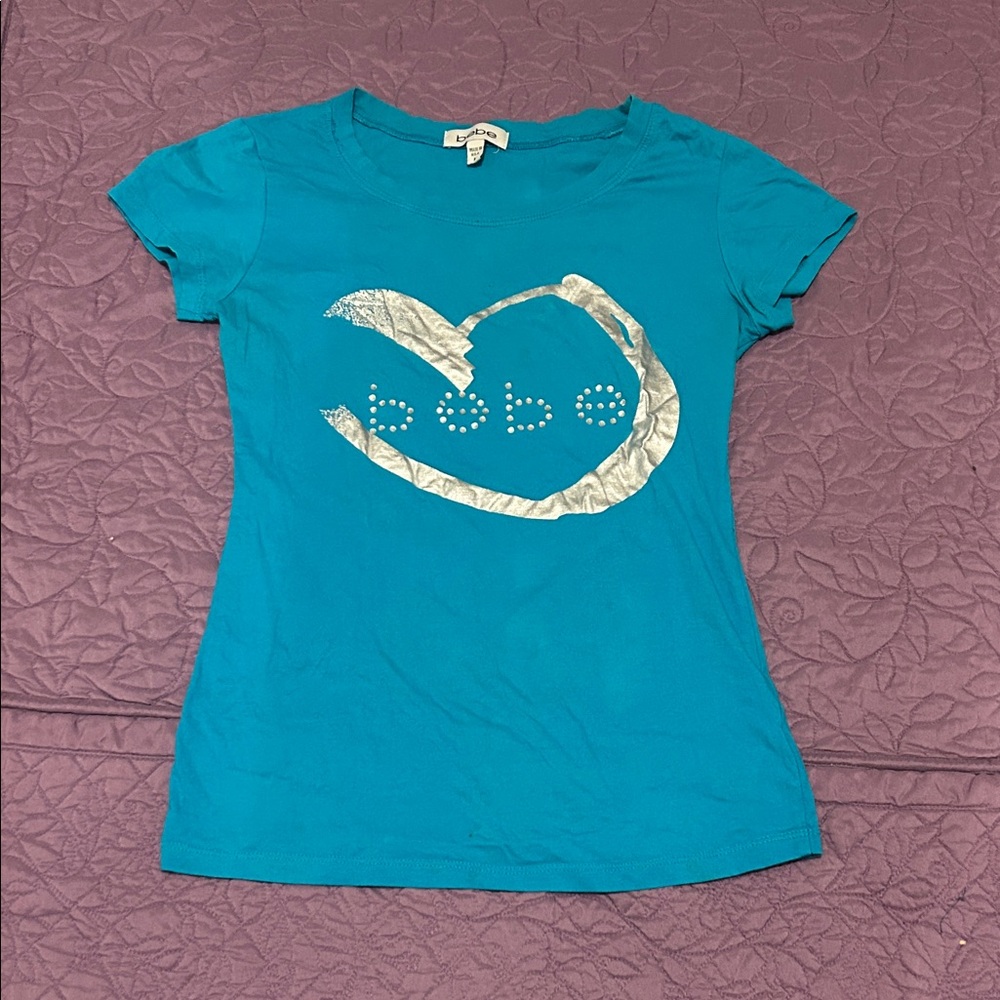 Bebe Turquoise Tee
